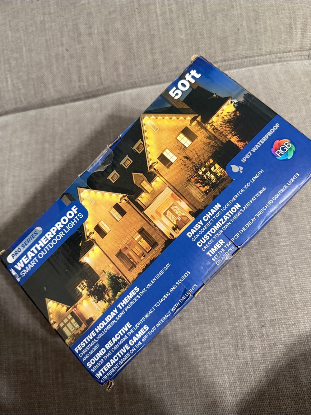Weatherproof Smart Outdoor Lights Multicolor - Music Connection (50ft) - Picture 3 of 5